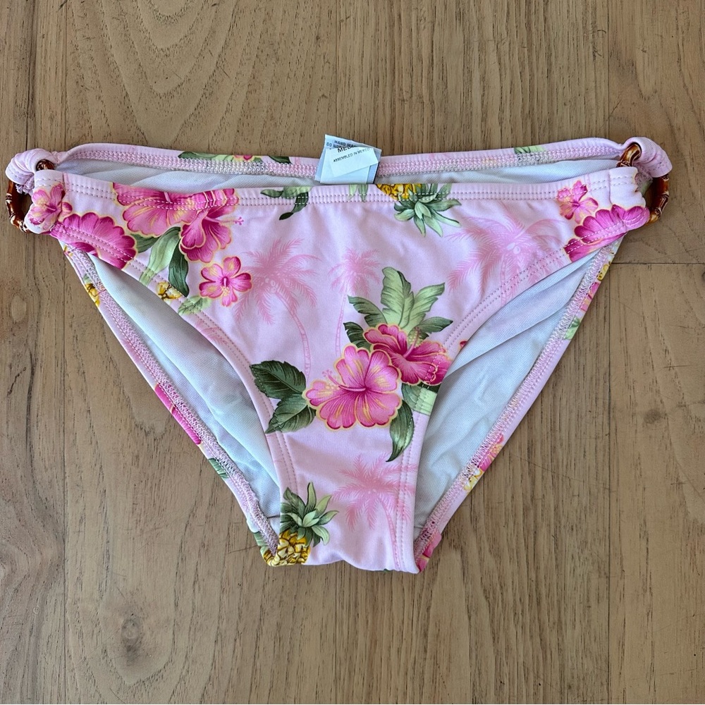VINTAGE Hawaiian Print Bikini Bottom